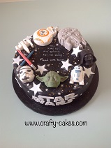 star wars birthday cake